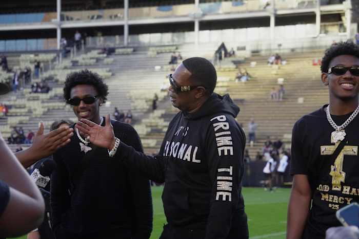 Master P with "It's Personal" Hoodie at Colorado